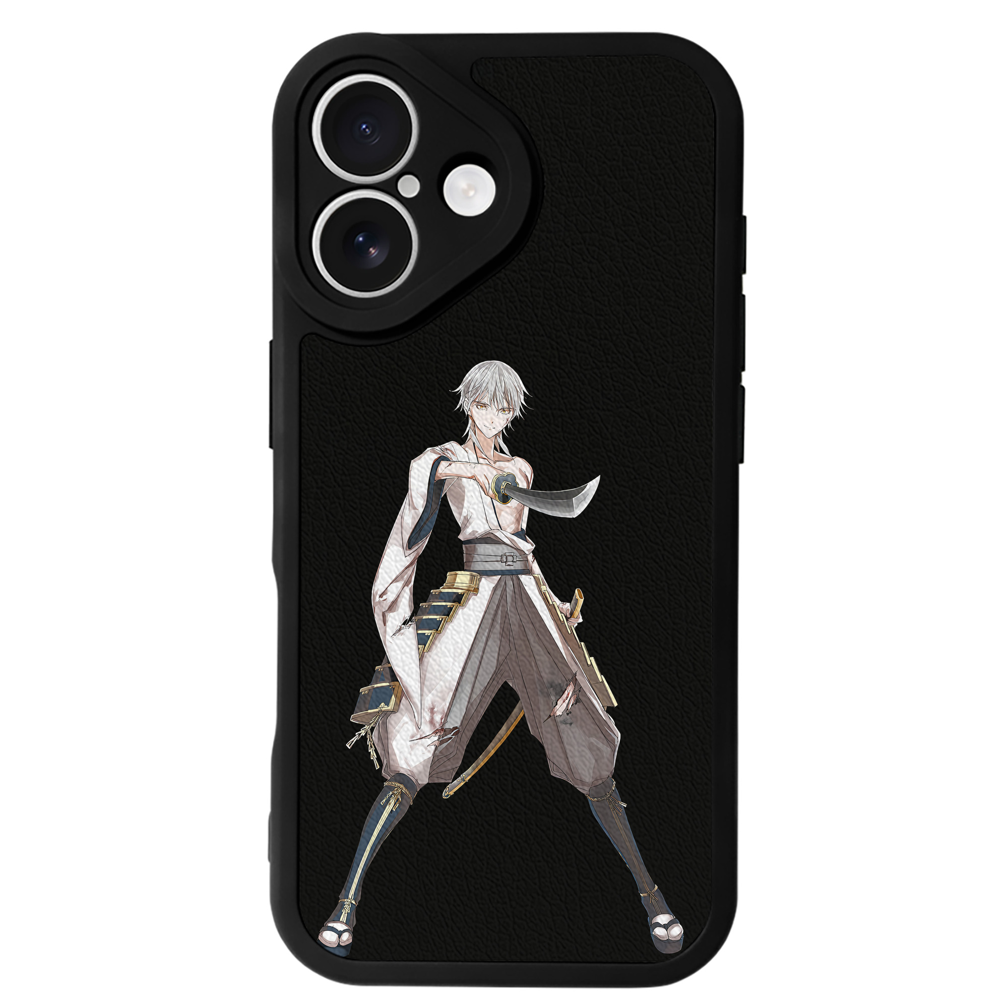 （画像用） 刀剣乱舞 Touken Ranbu 【iPhone 16シリーズ対応】シリコンスマホケース（レザー調） 材質：シリコン